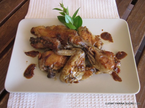 Pollastre fet amb servesa i patates amb pell cuites al microones 001